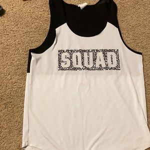 Tank top, blank white, pink